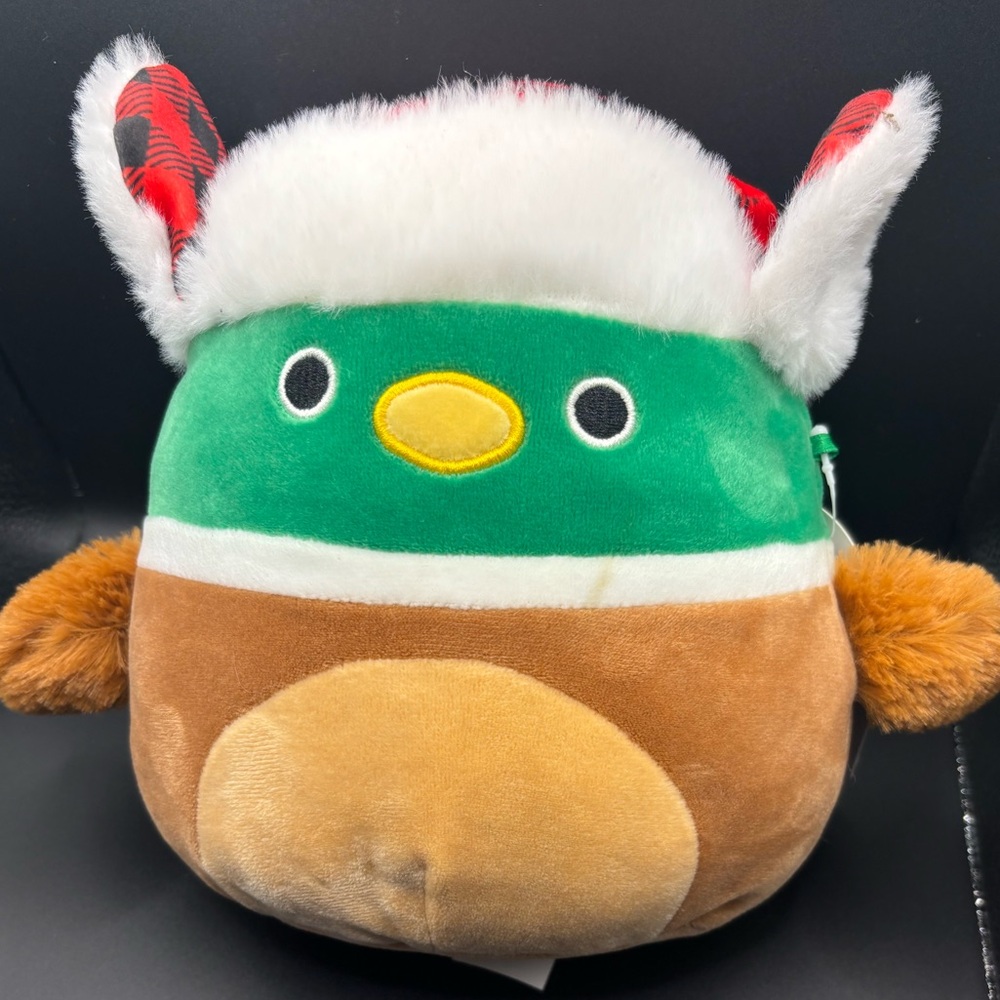 Squishmallows Festive Green and Brown Plush